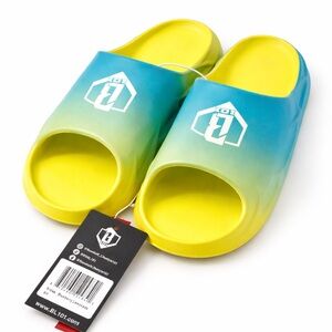 Baseball Lifestyle 101 BL101 Youth Slides Blue Green “Blueberry Lemonade” 6/7